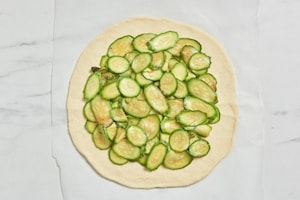 Preparazione Focaccia in padella con le zucchine - Fase 4