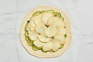 Preparazione Focaccia in padella con le zucchine - Fase 4