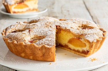Torta alle pesche