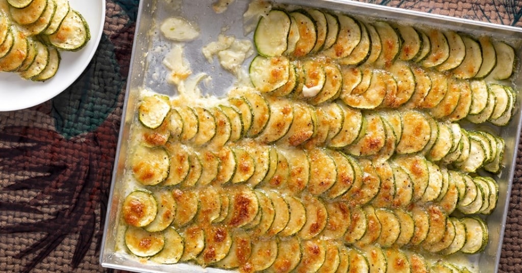 Ricetta Zucchine al forno con mozzarella Cucchiaio d'Argento