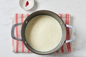 Preparazione Crema pasticciera senza uova - Fase 2