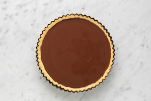 Preparazione Crostata al cioccolato e caramello - Fase 6