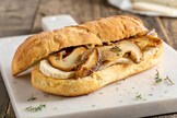 Panino gourmet con porcini