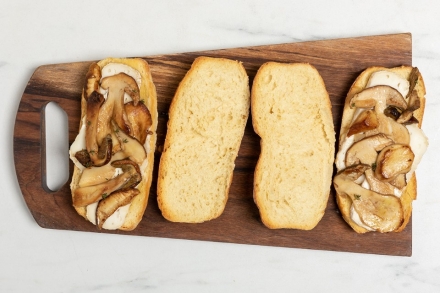 Preparazione Panino gourmet con porcini - Fase 5 Preparazione Panino gourmet con porcini - Fase 5
