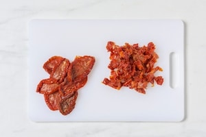 Preparazione Pasta con pomodori secchi  - Fase 1