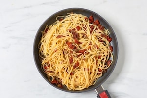 Preparazione Pasta con pomodori secchi  - Fase 3