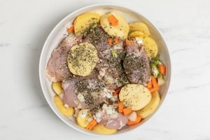 Preparazione Sovracosce di pollo al forno - Fase 3