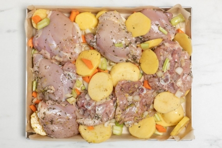 Preparazione Sovracosce di pollo al forno - Fase 4 Preparazione Sovracosce di pollo al forno - Fase 4