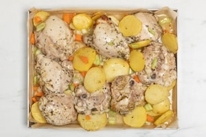 Preparazione Sovracosce di pollo al forno - Fase 4