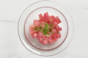 Preparazione Tartare di tonno - Fase 2