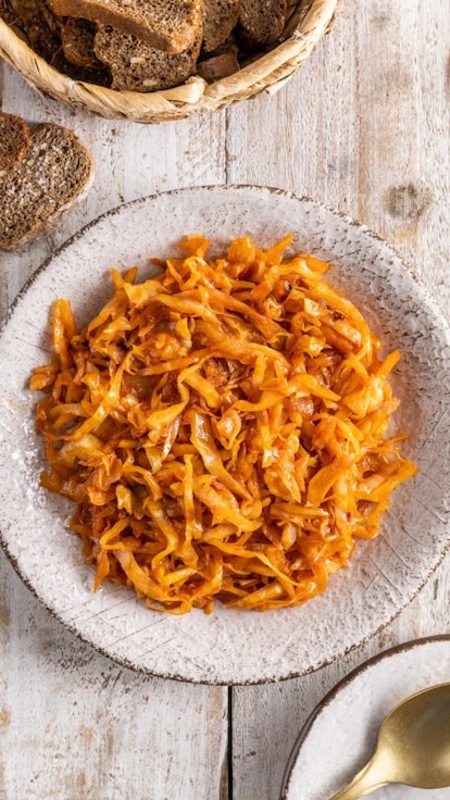 Cavolo cappuccio in umido alla siciliana