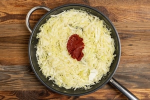 Preparazione Cavolo cappuccio in umido alla siciliana - Fase 2