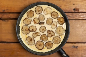Preparazione Frittata con i funghi - Fase 3