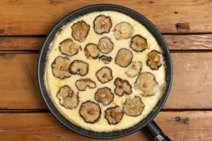 Preparazione Frittata con i funghi - Fase 3