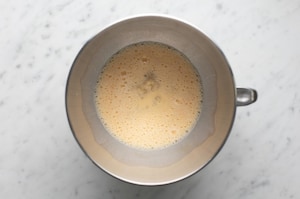 Preparazione Pancake alla banana e cioccolato - Fase 2