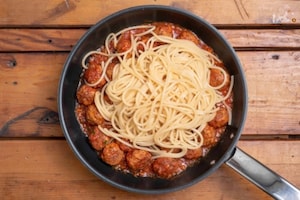 Preparazione Pasta con le polpette - Fase 1
