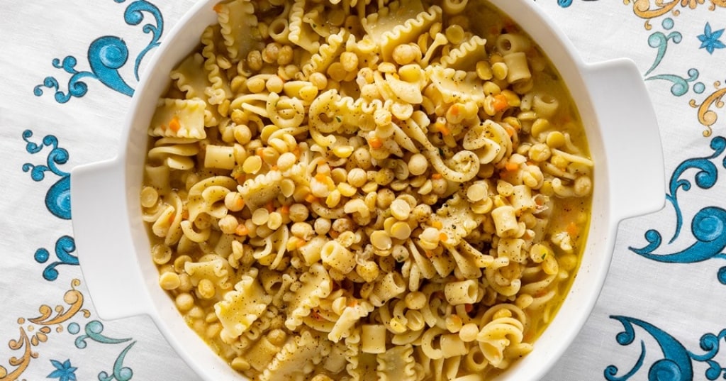 Ricetta Pasta e ceci Cucchiaio d'Argento