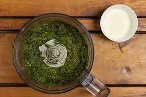 Preparazione Pesto di tarassaco - Fase 2