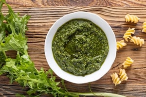 Preparazione Pesto di tarassaco - Fase 3