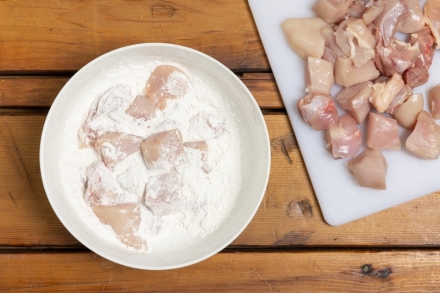 Preparazione Pollo in agrodolce - Fase 2 Preparazione Pollo in agrodolce - Fase 2