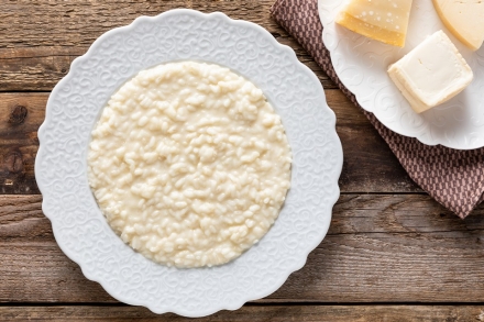 Preparazione Risotto ai quattro formaggi - Fase 4 Preparazione Risotto ai quattro formaggi - Fase 4