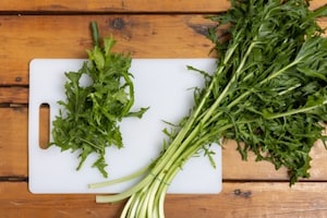 Preparazione Tarassaco in padella - Fase 1