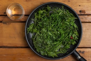 Preparazione Tarassaco in padella - Fase 2