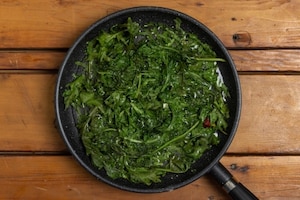 Preparazione Tarassaco in padella - Fase 3