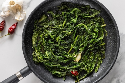 Preparazione Tarassaco in padella - Fase 3 Preparazione Tarassaco in padella - Fase 3