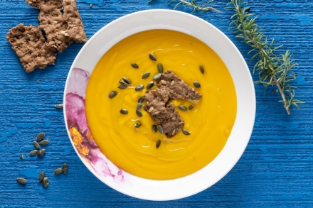 Preparazione Vellutata di zucca e patate  - Fase 5 Preparazione Vellutata di zucca e patate  - Fase 5