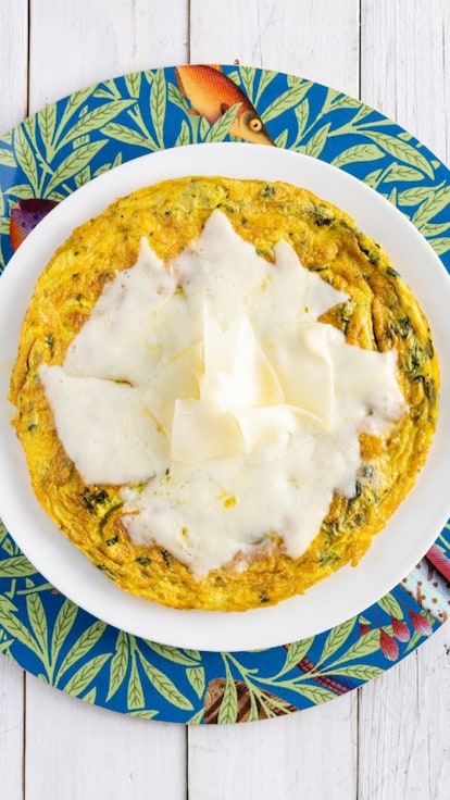 Frittata di bietole e provola