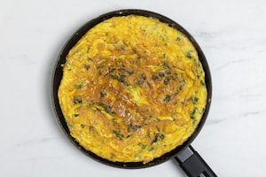 Preparazione Frittata di bietole e provola - Fase 4