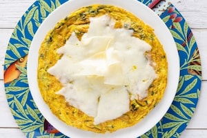Preparazione Frittata di bietole e provola - Fase 4