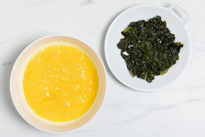 Preparazione Frittata di bietole e provola - Fase 2