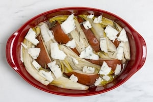 Preparazione Indivia, pere e gorgonzola al forno - Fase 4