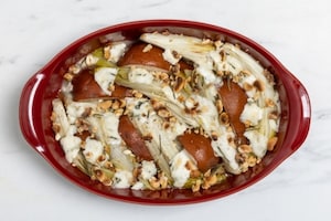 Preparazione Indivia, pere e gorgonzola al forno - Fase 5