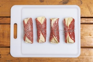 Preparazione Involtini di svizzera con carciofi - Fase 2