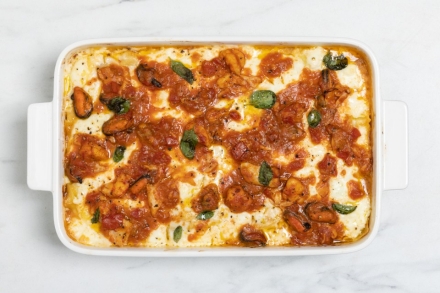 Preparazione Lasagne delle feste - Fase 9 Preparazione Lasagne delle feste - Fase 9