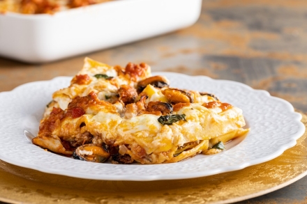 Preparazione Lasagne delle feste - Fase 9 Preparazione Lasagne delle feste - Fase 9