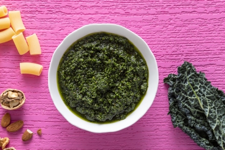 Preparazione Pesto di cavolo nero - Fase 3 Preparazione Pesto di cavolo nero - Fase 3