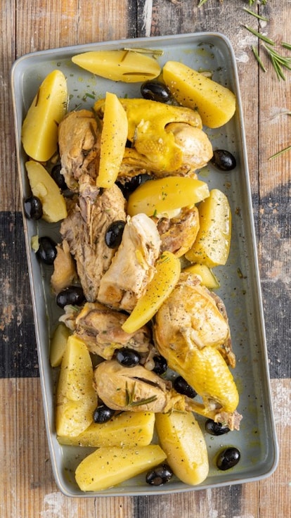 Pollo in pentola a pressione