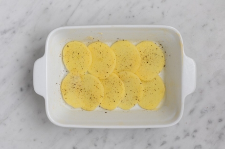 Preparazione Sformato di zucca e patate - Fase 2 Preparazione Sformato di zucca e patate - Fase 2