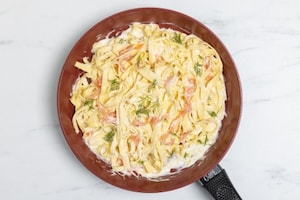 Preparazione Vol au vent ripieno di tagliatelle - Fase 3