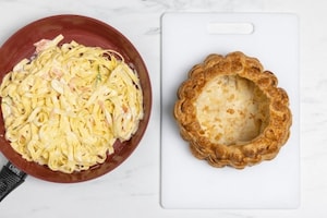Preparazione Vol au vent ripieno di tagliatelle - Fase 4