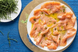 Preparazione Carpaccio di salmone marinato - Fase 2