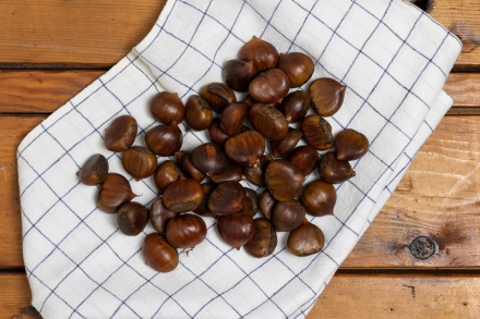 Preparazione Castagne con friggitrice ad aria - Fase 1 Preparazione Castagne con friggitrice ad aria - Fase 1