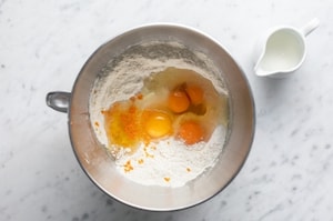 Preparazione Corona di babka al cioccolato - Fase 1