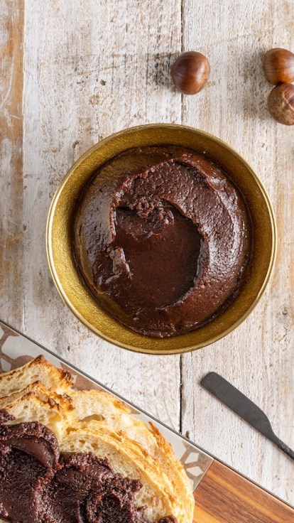 Crema spalmabile marroni e cioccolato