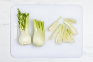 Preparazione Finocchi in padella - Fase 1