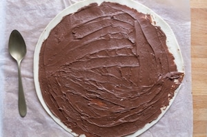 Preparazione Fiocco di neve di pasta sfoglia alla Nutella - Fase 1